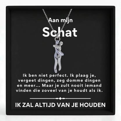 Knuffel Ketting - Aan mijn schat, ik ben niet perfect