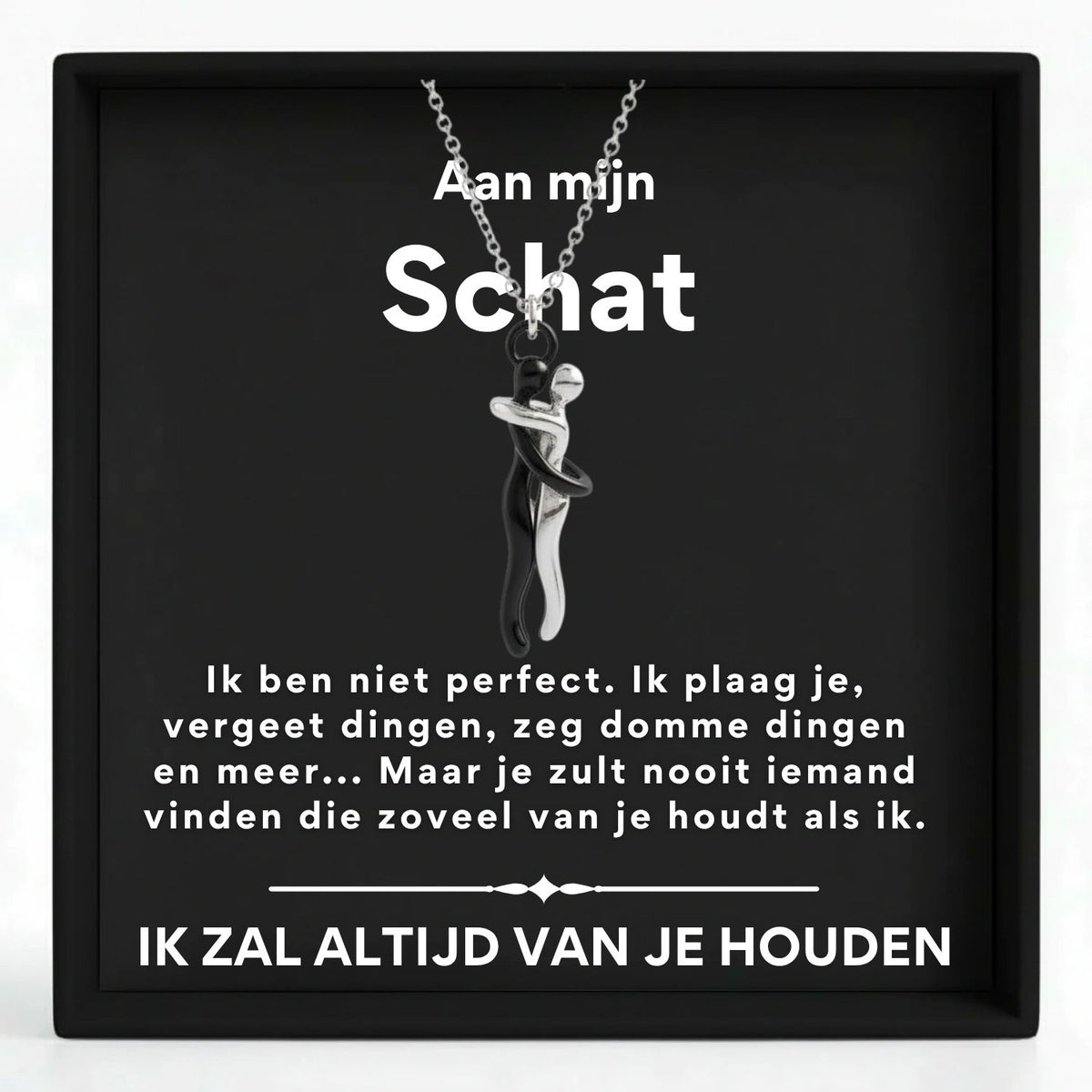 Knuffel Ketting - Aan mijn schat, ik ben niet perfect