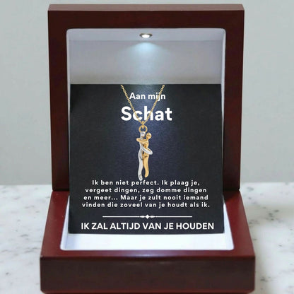 Knuffel Ketting - Aan mijn schat, ik ben niet perfect
