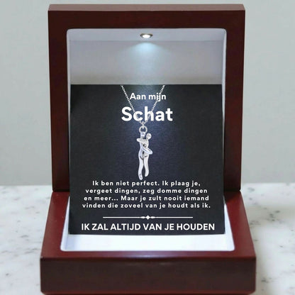 Knuffel Ketting - Aan mijn schat, ik ben niet perfect