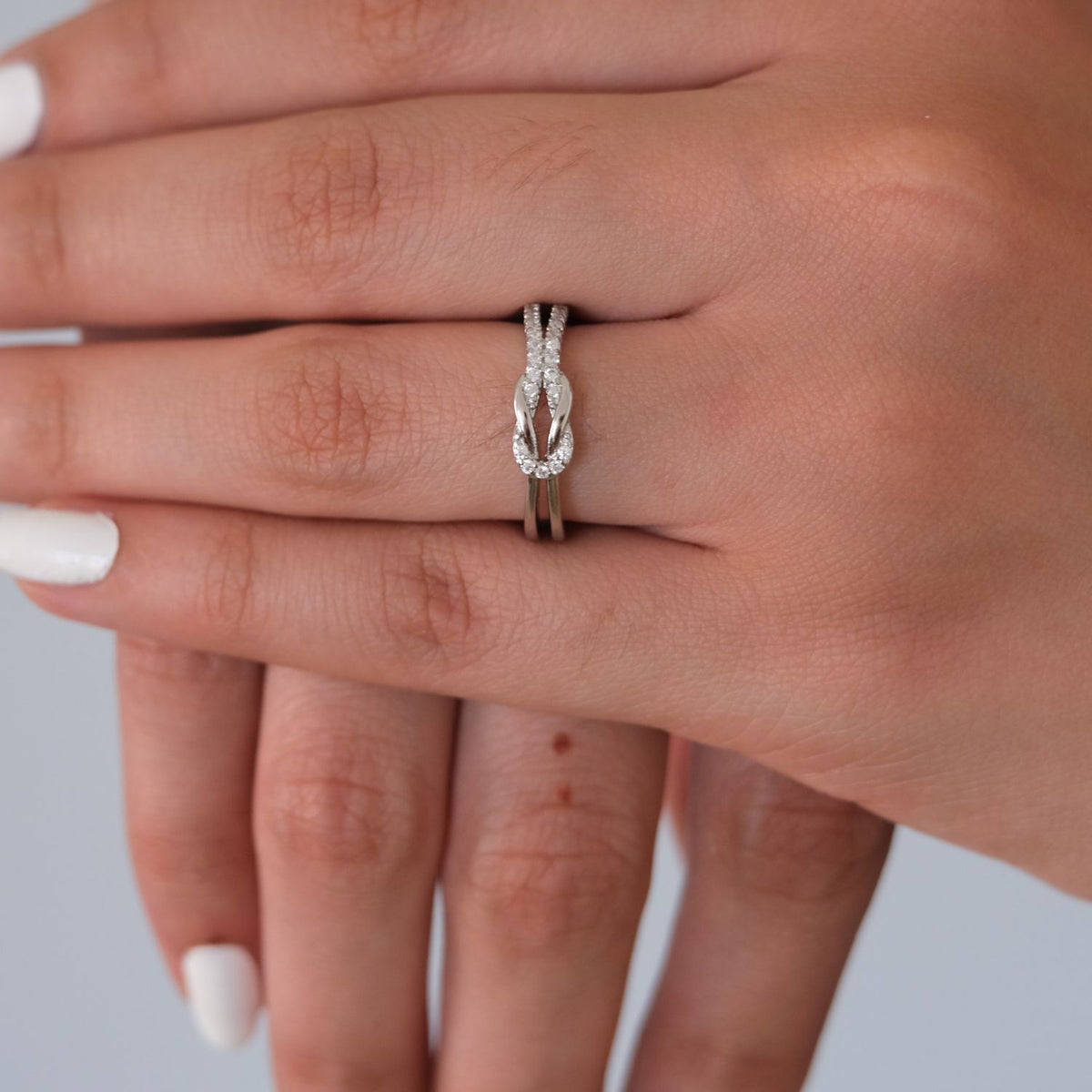 Liefdesknoop ring- Aan mijn Liefde