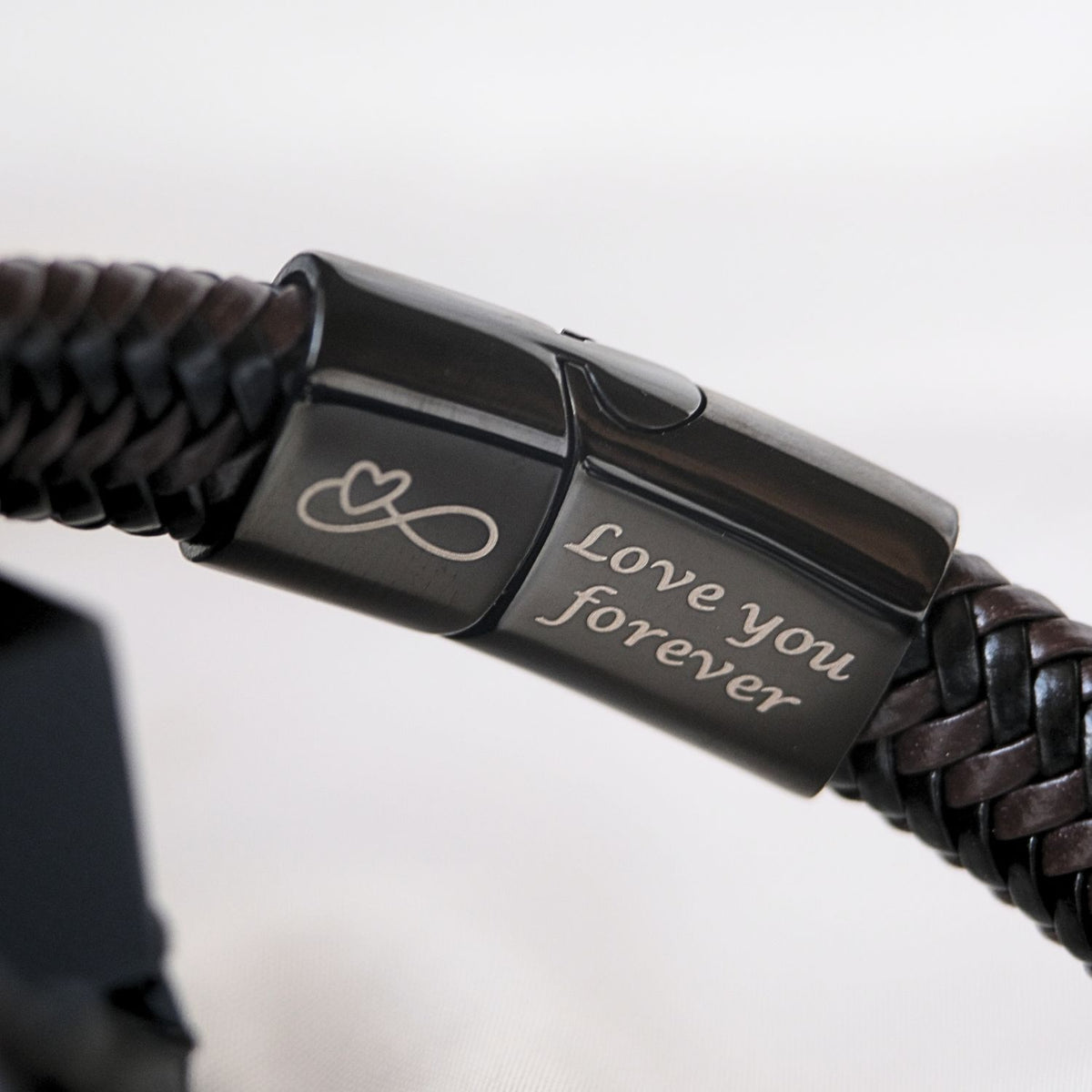 Zwart infinity armband NEW - Aan Mijn Schat