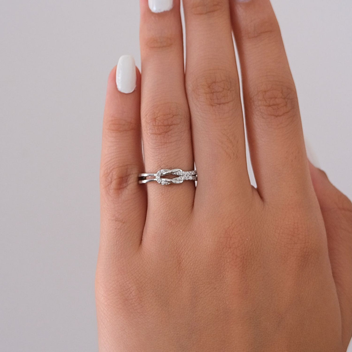 Liefdesknoop ring- Aan mijn Liefde