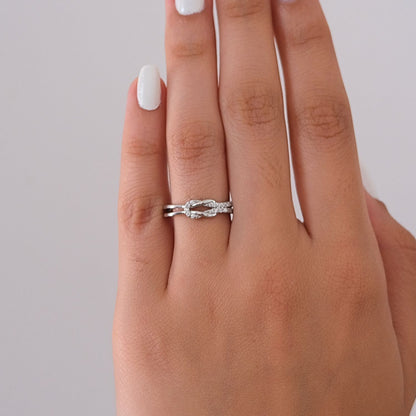 Liefdesknoop ring- Aan mijn Liefde