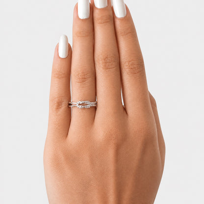 Liefdesknoop ring