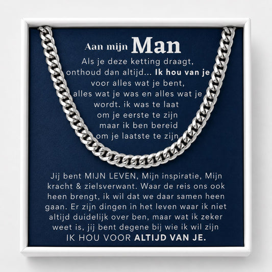 Always remember chain necklace gift for him