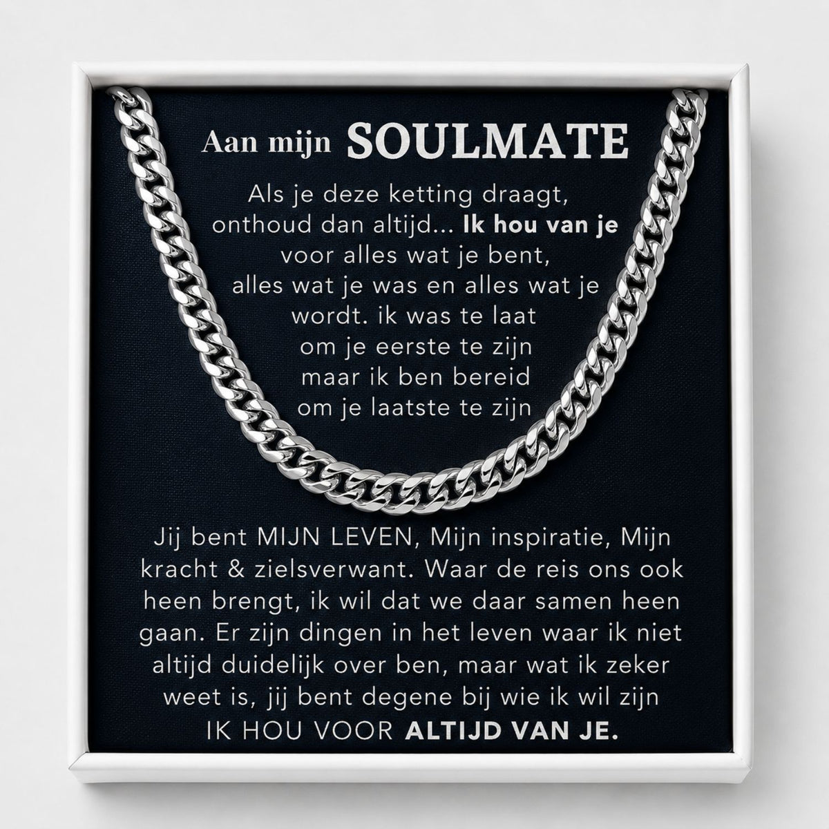 Always remember chain necklace gift for your soulmate