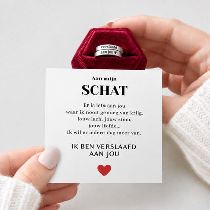 Verslaafd Aan Jou Ring - berichtkaart