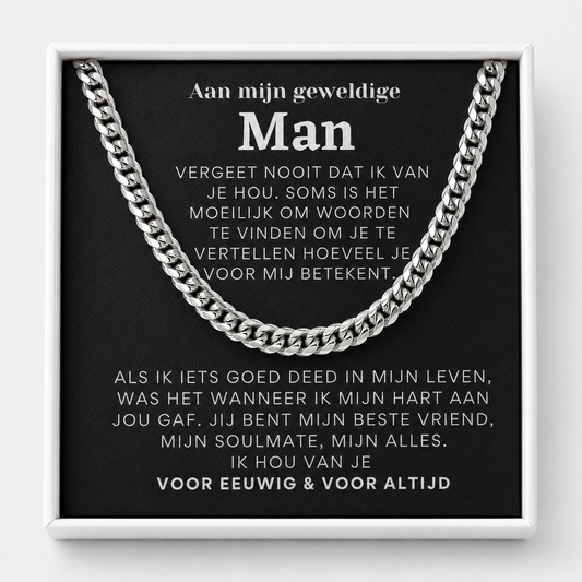 Chain necklace gift for your amazing man