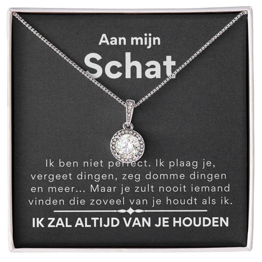 Aan mijn schat, ik ben niet perfect - Eeuwige hoop ketting
