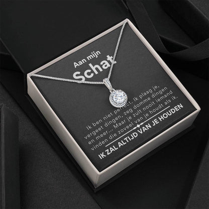 Aan mijn schat, ik ben niet perfect - Eeuwige hoop ketting