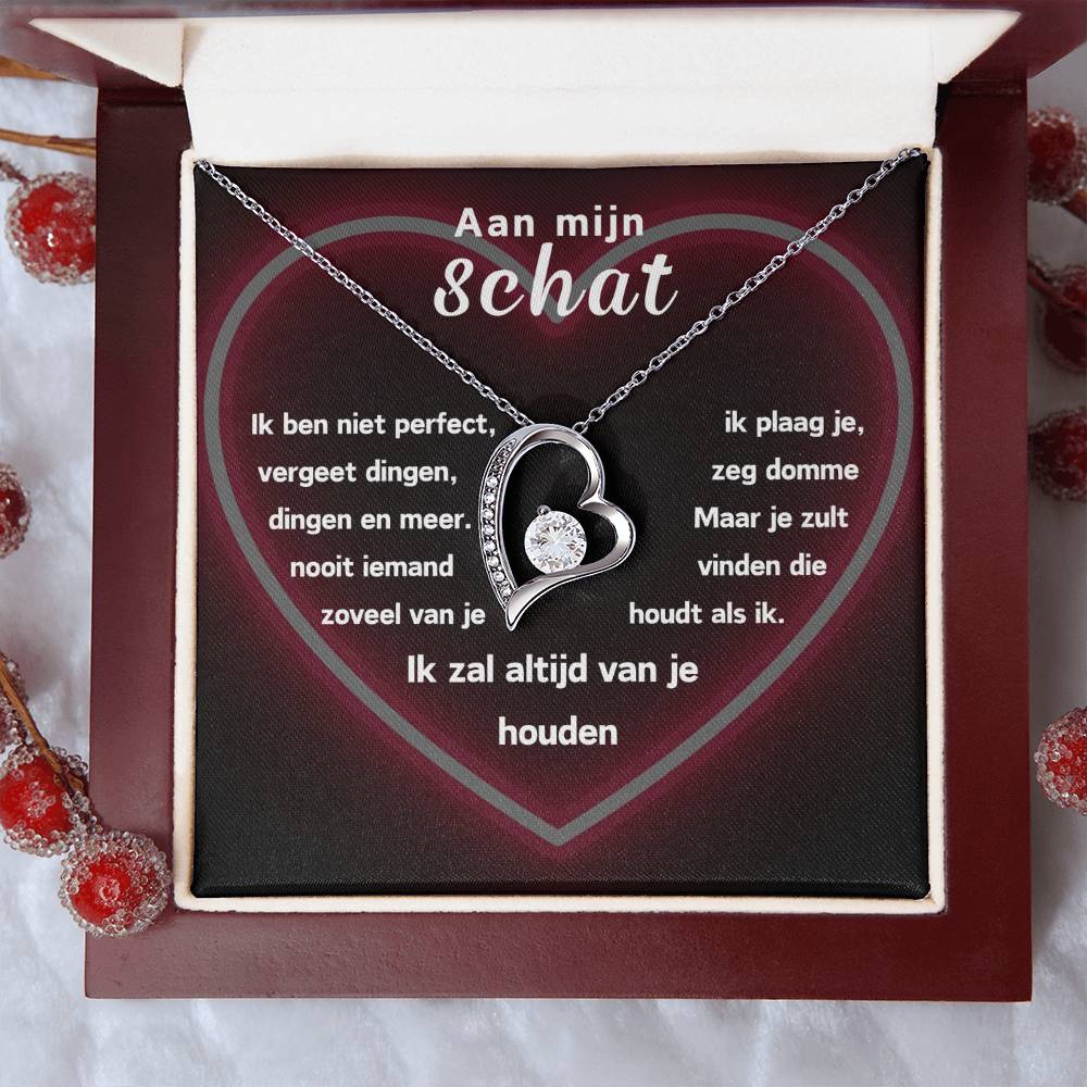 Aan mijn Schat - Hart Ketting - Voor Altijd