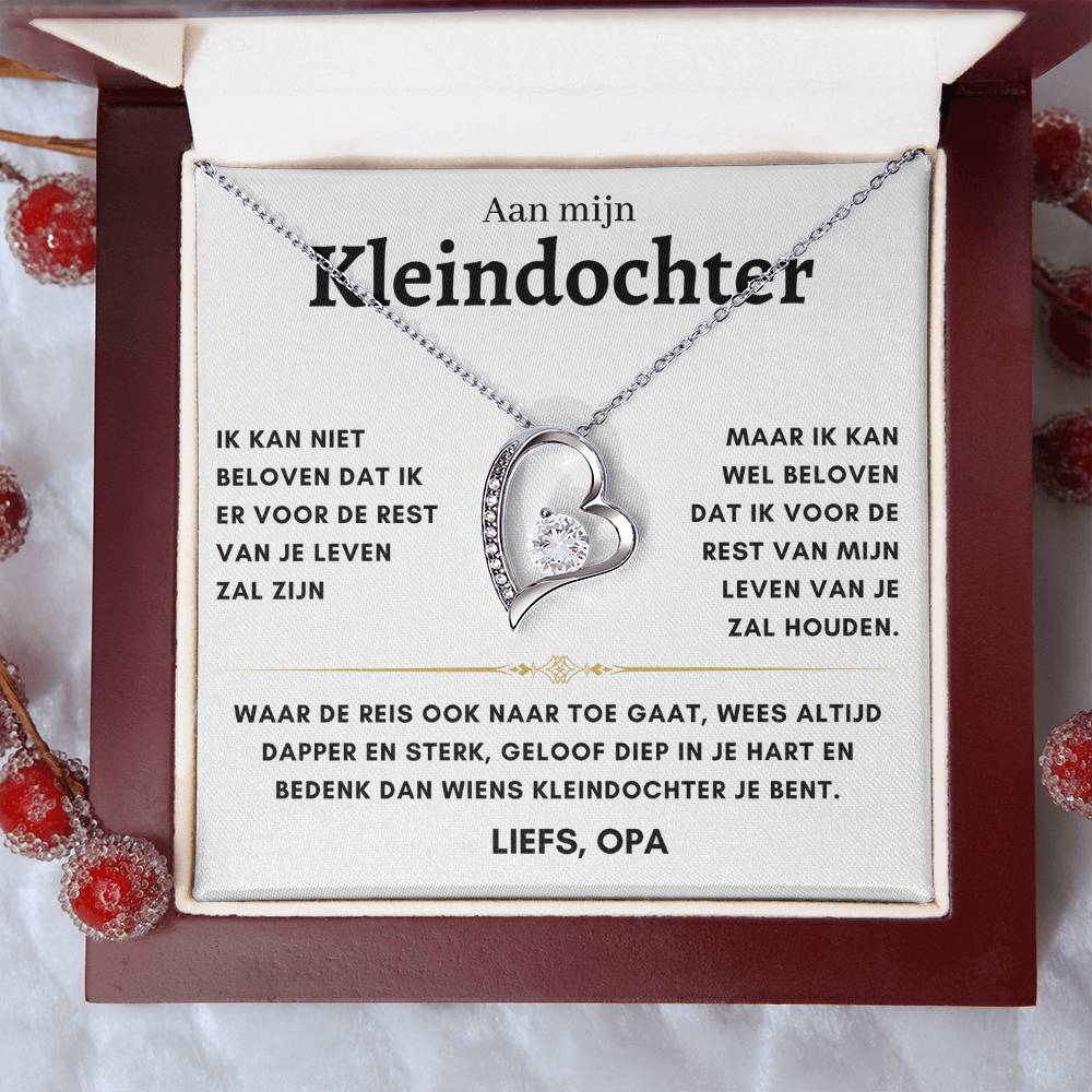 Kleindochter - Hart ketting - Liefs, Opa