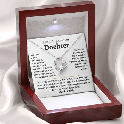 Dochter - Hart ketting - Liefs, Papa