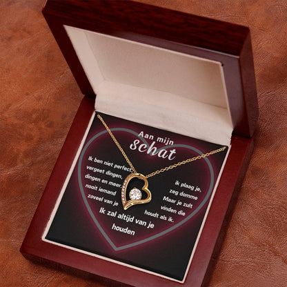 Aan mijn Schat - Hart Ketting - Voor Altijd