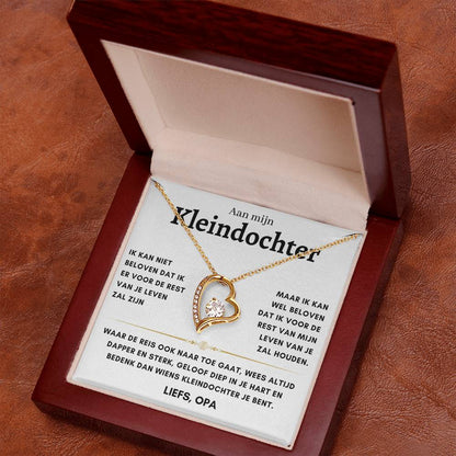 Kleindochter - Hart ketting - Liefs, Opa