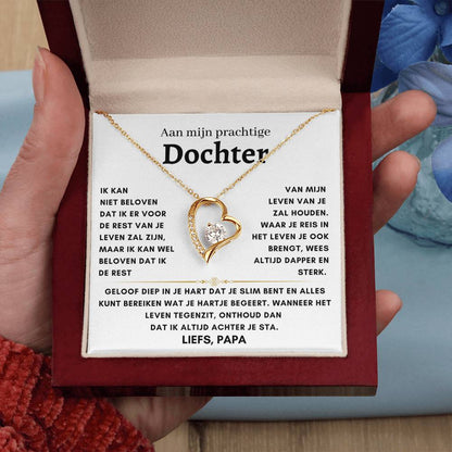 Dochter - Hart ketting - Liefs, Papa 10