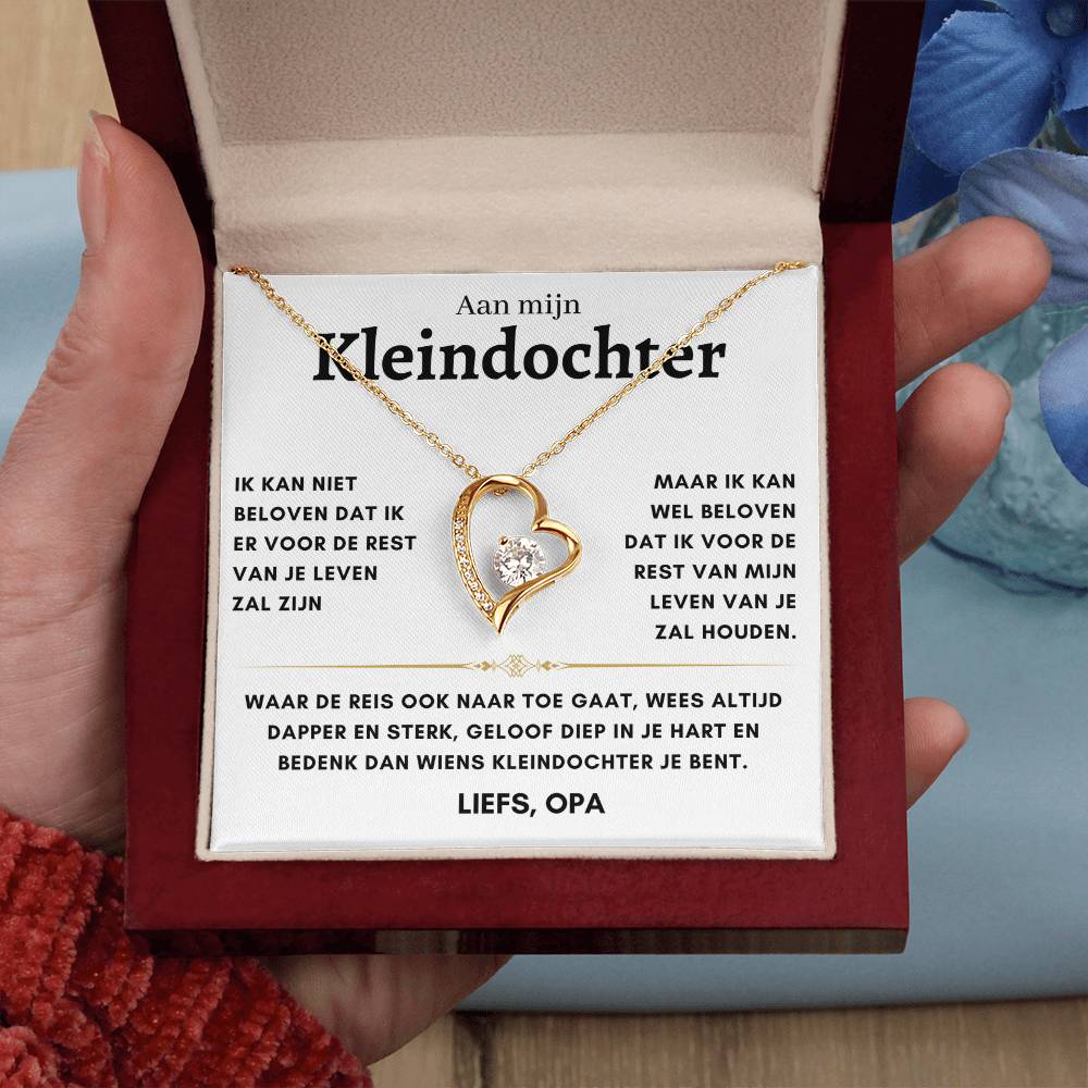 Kleindochter - Hart ketting - Liefs, Opa