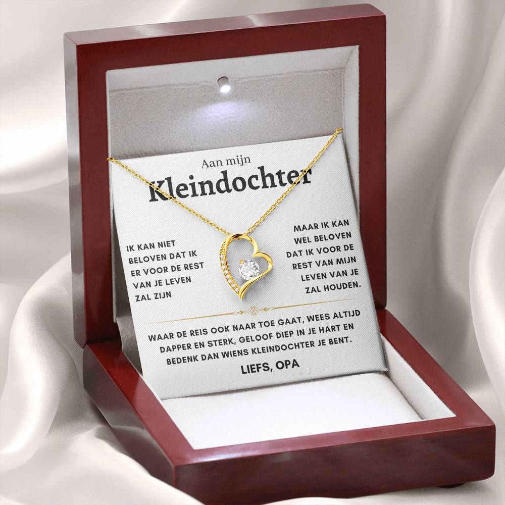 Kleindochter - Hart ketting - Liefs, Opa