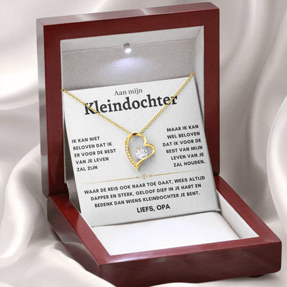 Kleindochter - Hart ketting - Liefs, Opa