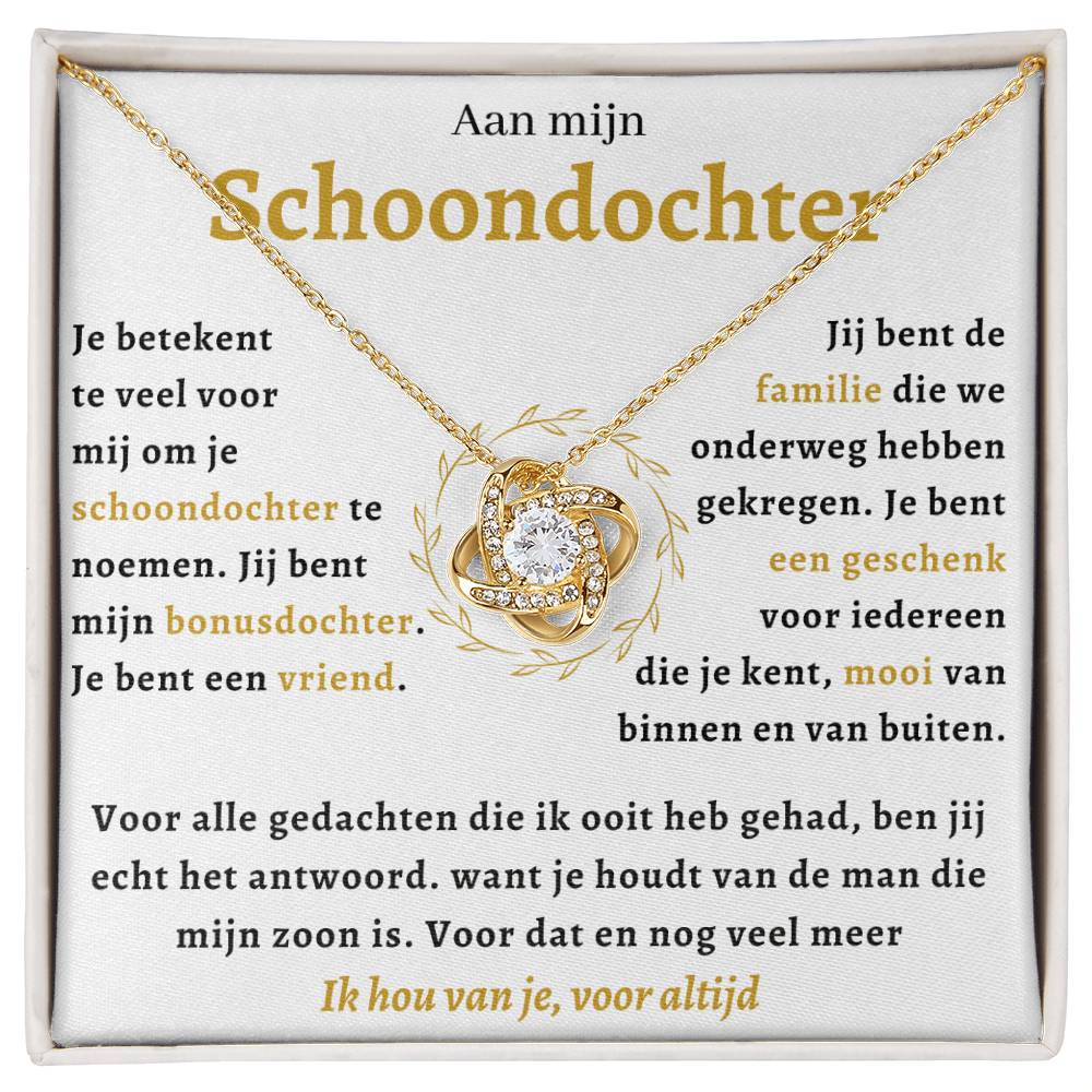 Bonusdochter - Liefdesknoop Halsketting