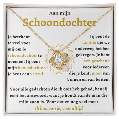 Bonusdochter - Liefdesknoop Halsketting