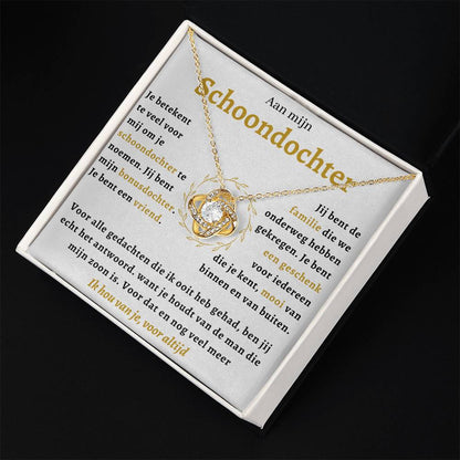 Bonusdochter - Liefdesknoop Halsketting