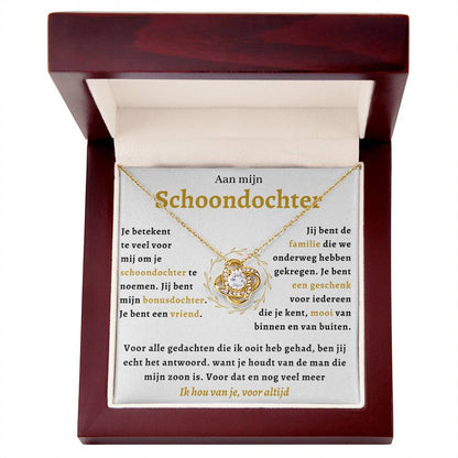Bonusdochter - Liefdesknoop Halsketting