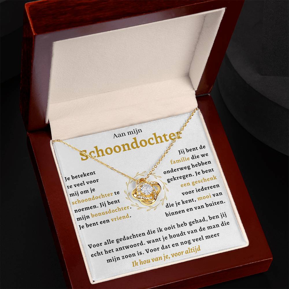 Bonusdochter - Liefdesknoop Halsketting