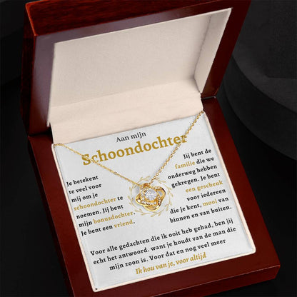 Bonusdochter - Liefdesknoop Halsketting