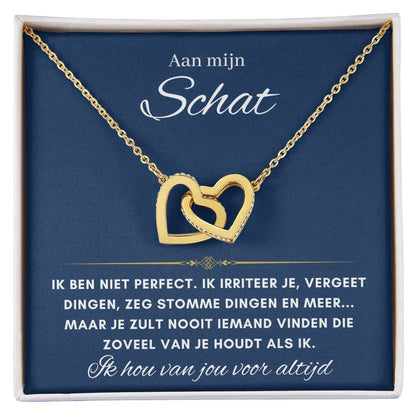 Aan mijn schat - Harten ketting