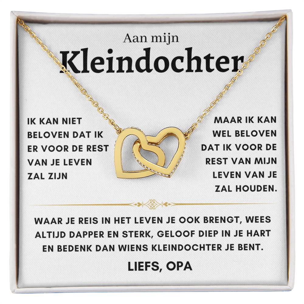 Kleindochter - Hartenketting - Liefs, opa
