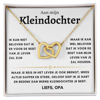 Kleindochter - Hartenketting - Liefs, opa