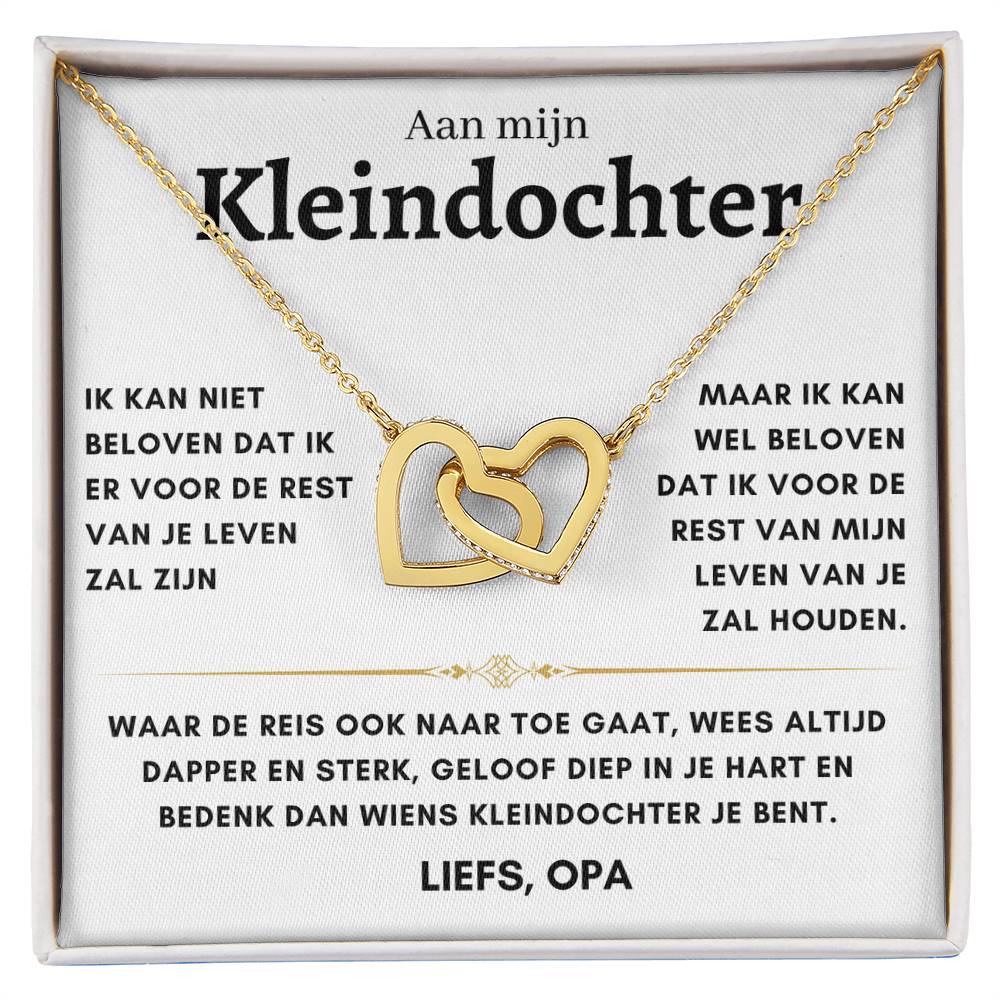 Kleindochter - Hartenketting - Liefs, opa