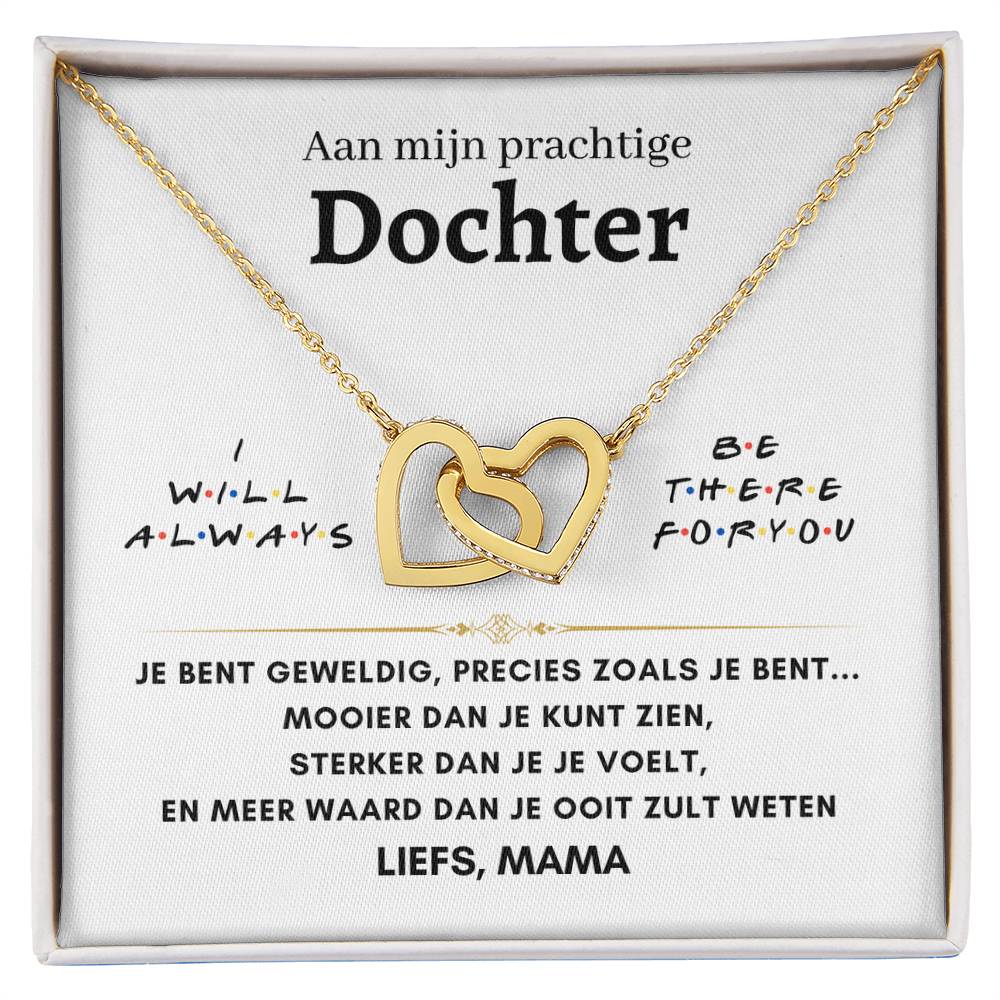 Dochter - Liefs, mama- Hartenketting 22