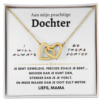 Dochter - Liefs, mama- Hartenketting 22