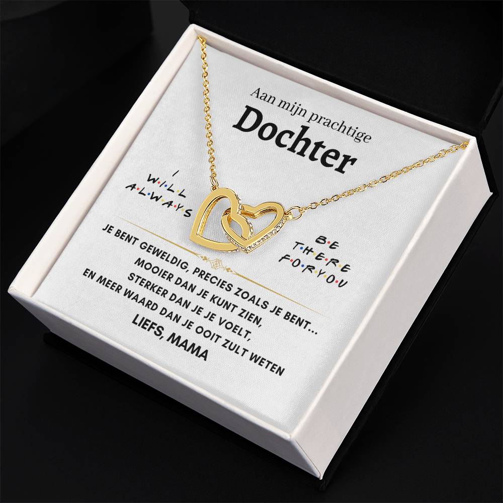 Dochter - Liefs, mama- Hartenketting 22