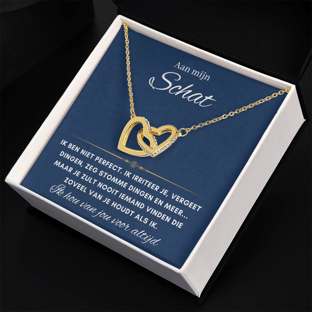 Aan mijn schat - Harten ketting