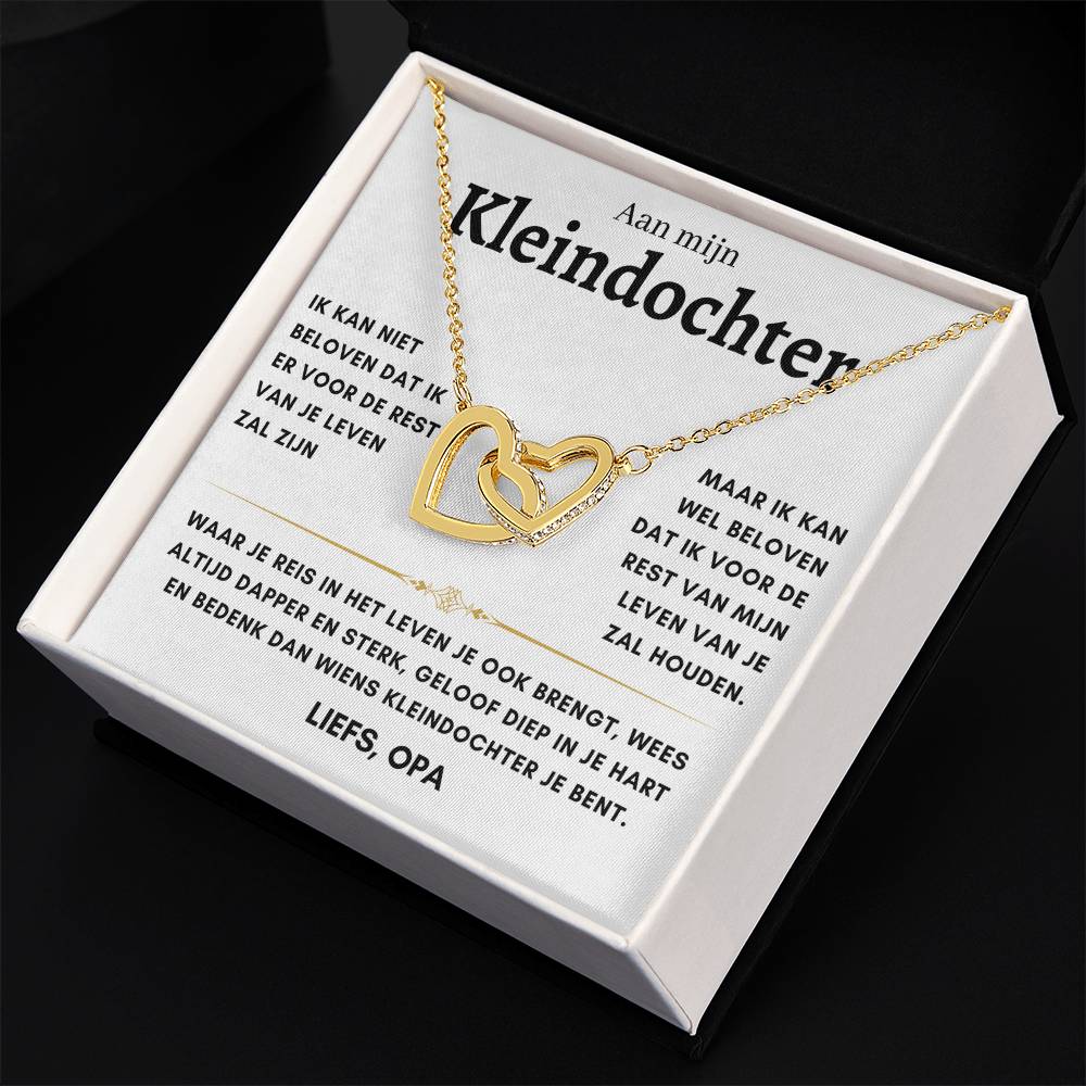 Kleindochter - Hartenketting - Liefs, opa