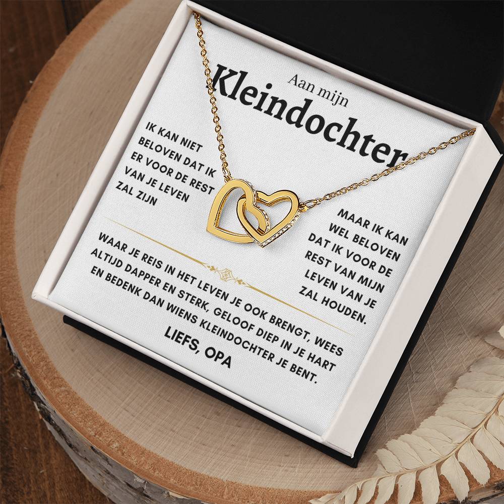 Kleindochter - Hartenketting - Liefs, opa