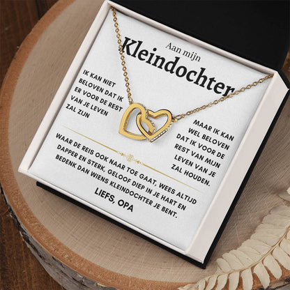 Kleindochter - Hartenketting - Liefs, opa