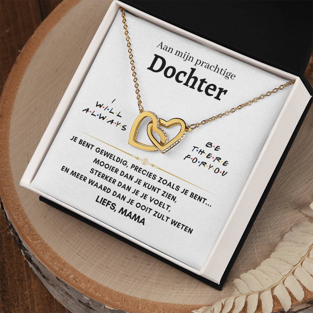 Dochter - Liefs, mama- Hartenketting 22