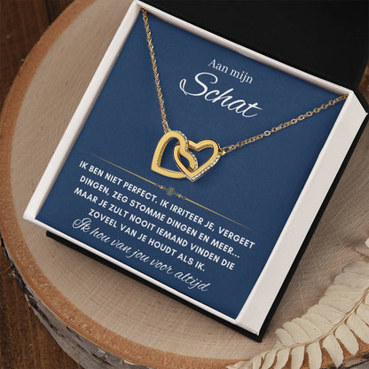 Aan mijn schat - Harten ketting