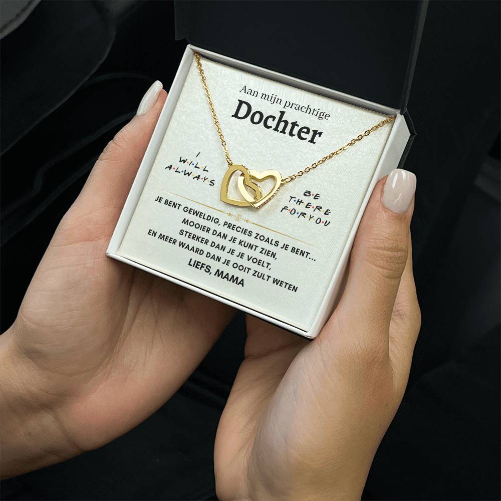 Dochter - Liefs, mama- Hartenketting 22