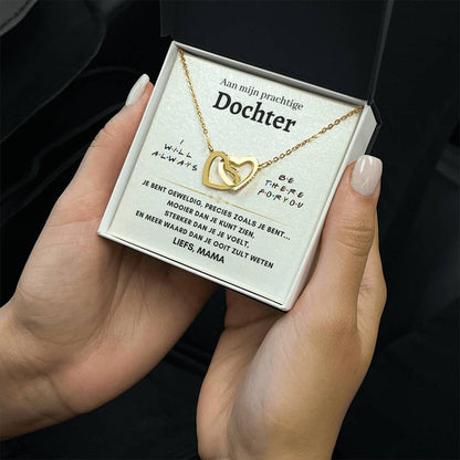 Dochter - Liefs, mama- Hartenketting 22