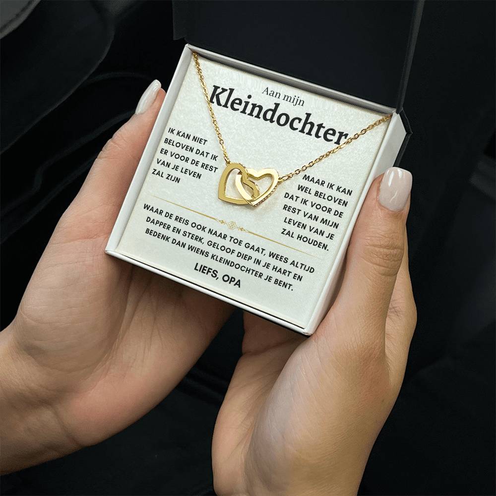 Kleindochter - Hartenketting - Liefs, opa