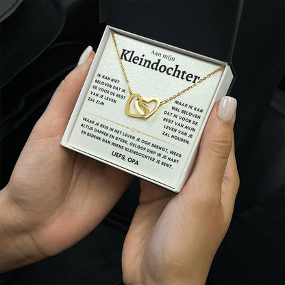 Kleindochter - Hartenketting - Liefs, opa