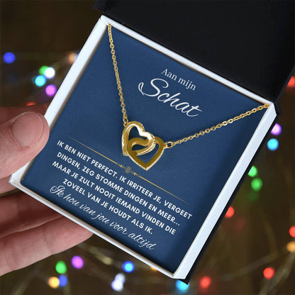 Aan mijn schat - Harten ketting