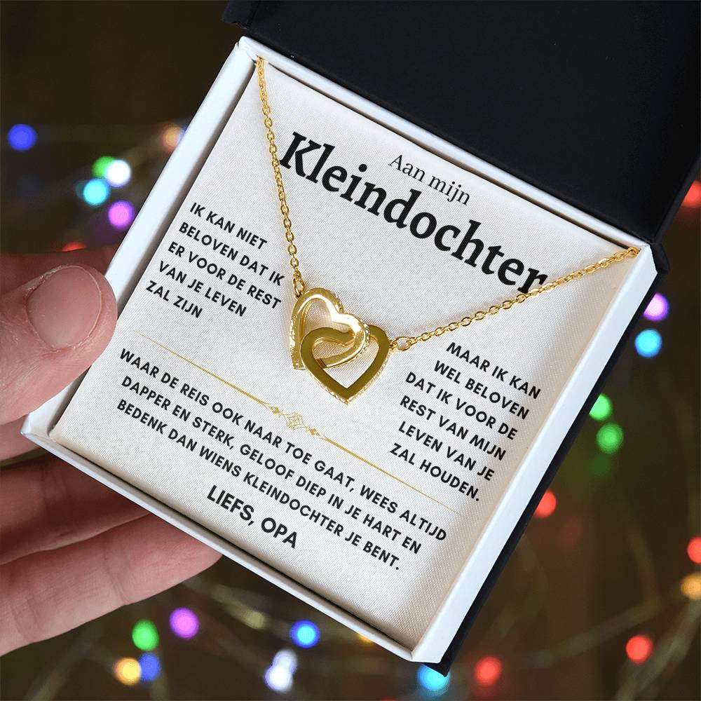 Kleindochter - Hartenketting - Liefs, opa