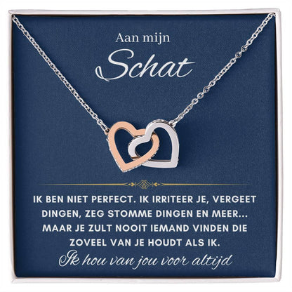 Aan mijn schat - Harten ketting